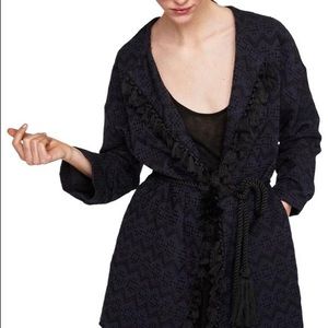 ZARA Jacquard Tassel Jacket